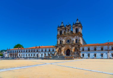 Portekiz 'deki Alcobaca manastırı manzarası