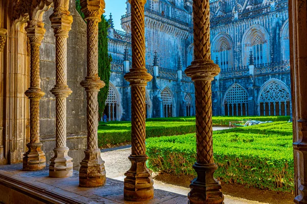 ポルトガルのバタハ修道院の中庭 — ストック写真
