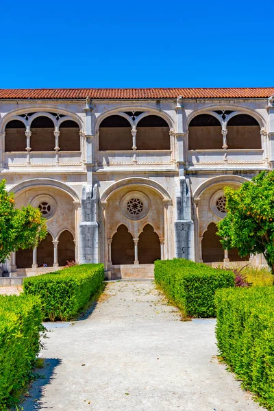 Claustro del Silencio en el monasterio de Alcobaca en Portugal — Foto de Stock