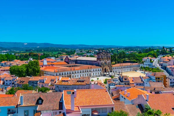 ポルトガルのアルコバカ修道院の空中ビュー — ストック写真