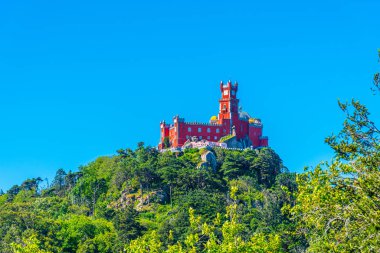 Sintra, Portekiz yakınlarındaki Pena Ulusal Sarayı