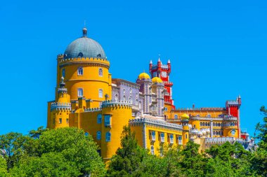 Sintra, Portekiz yakınlarındaki Pena Ulusal Sarayı