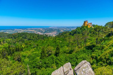 Sintra, Portekiz yakınlarındaki Pena Ulusal Sarayı