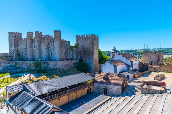 Royal palace at the Obidos castle in Portugal — Stock Photo, Image