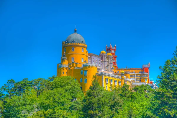 Pena Nemzeti Palotája a Sintra közelében, Portugália — Stock Fotó