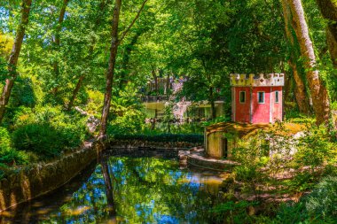 Pena ulusal sarayında bir kale gibi bakarak ördek evi 