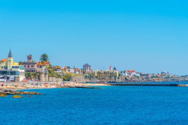 Portekiz 'deki Estoril' in deniz manzarası