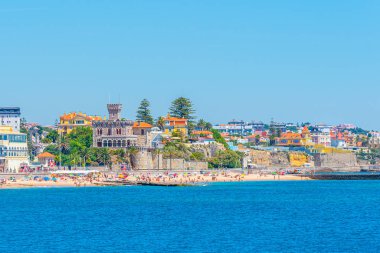Portekiz 'deki Estoril Kalesi Manzarası