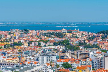 Lizbon, Portekiz 'deki manastır manzarası..