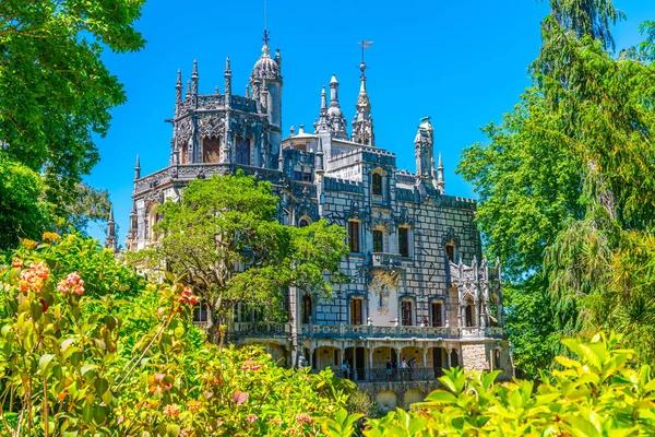 Quinta da Regaleira Palace en Sintra, Portugal — Foto de Stock