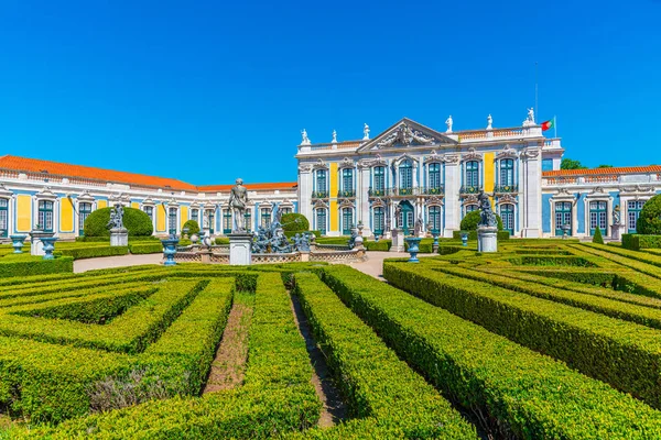 View of the national palace of Queluz in Lisbon, Portugal — Stock Photo, Image