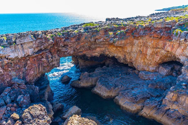 Boca do Inferno grotta nära Cascais, Portugal — Stockfoto