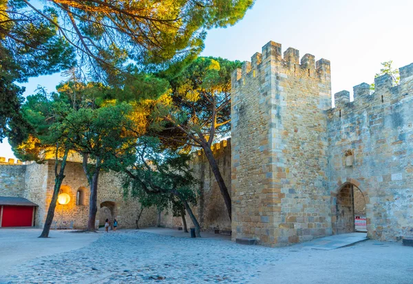 Castelo de São Jorge em Lisboa, Portugal — Fotografia de Stock