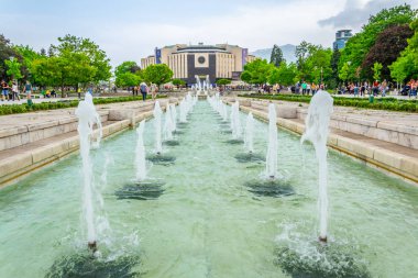 Sofya, Bulgaristan, 1 Mayıs 2018: Cul Ulusal Sarayı