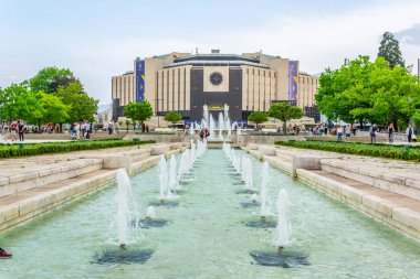 Sofya, Bulgaristan, 1 Mayıs 2018: Cul Ulusal Sarayı