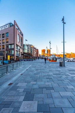 Oslo, Norveç, 15 Nisan 2019: Oslo 'da belediye binası St