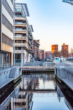 Oslo, Norveç, 15 Nisan 2019: Oslo 'daki belediye binası