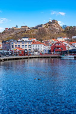 Halden, Norveç, 16 Nisan 2019: Fredriksten Kalesi
