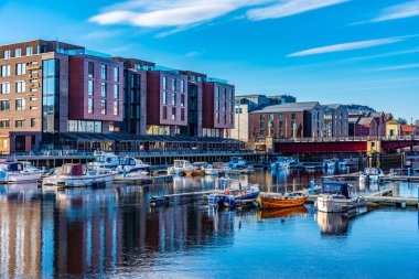 Trondheim, Norveç, 17 Nisan 2019, Tr.