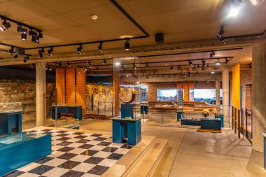 Trondheim, Norveç, 17 Nisan 2019 Başpiskopos Sarayı