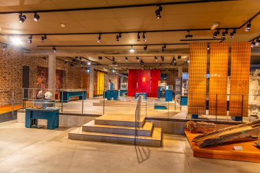 Trondheim, Norveç, 17 Nisan 2019 Başpiskopos Sarayı