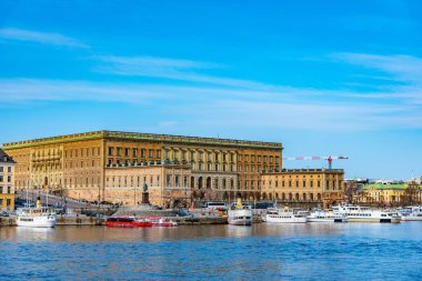Stockholm, İsveç, 20 Nisan 2019: Gamla Stan ve The Ro