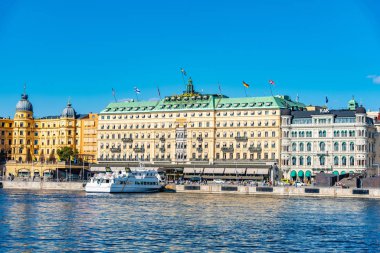 Stockholm, İsveç, 20 Nisan 2019 Stockholm Rıhtımı 