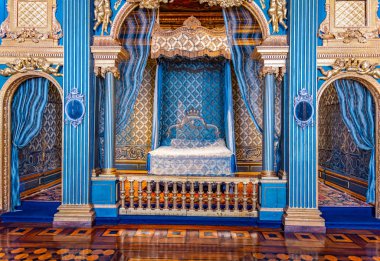 Stockholm, İsveç, 21 Nisan 2019: Güzel dekore edilmiş oda