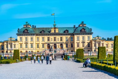 Stockholm, İsveç, 21 Nisan 2019: İnsanlar geziniyor 