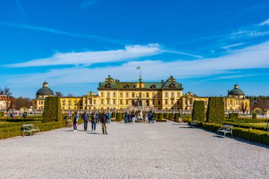 Stockholm, İsveç, 21 Nisan 2019: İnsanlar geziniyor 