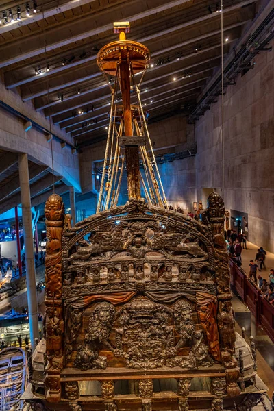 Stockholm, schweden, 20. april 2019: großes restauriertes vasa-schiff ist — Stockfoto