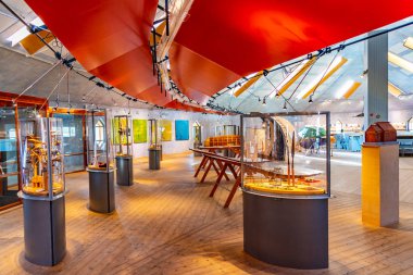 Uppsala, İsveç, 22 Nisan 2019: Gamla Upp Müzesi