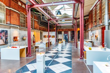 Malmö, İsveç, 24 Nisan 2019: İğrenç yemek müzesinin içi