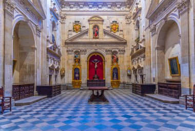 Salamanca, İspanya, 19 Mayıs 2019: San Esteb Manastırı