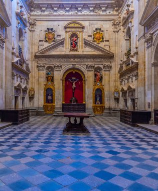 Salamanca, İspanya, 19 Mayıs 2019: San Esteb Manastırı