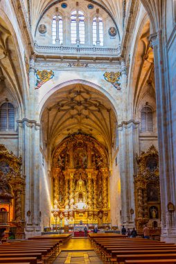 Salamanca, İspanya, 19 Mayıs 2019: San Esteb Manastırı