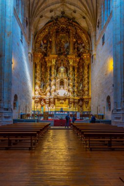 Salamanca, İspanya, 19 Mayıs 2019: San Esteb Manastırı