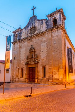 Coimbra, Portekiz, 20 Mayıs 2019: Mus 'un günbatımı görünümü