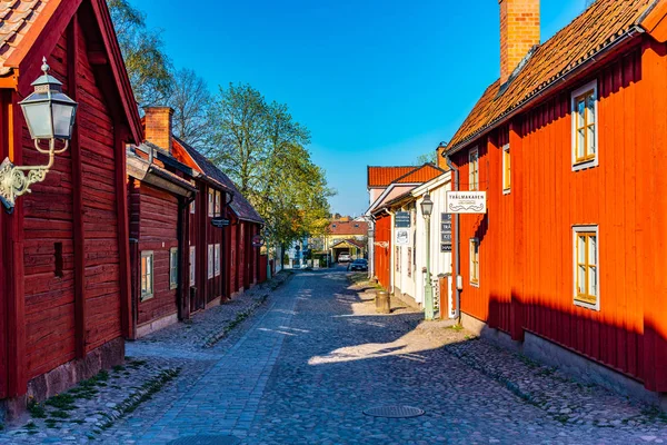 スウェーデン, 2019年4月23日:伝統的な木材の見方 — ストック写真