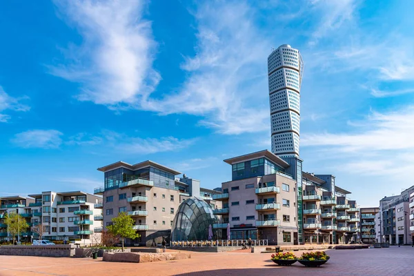 MALMO, SWEDEN, APRIL 25, 2019: View of a landmark of swedish cit — Stock Photo, Image