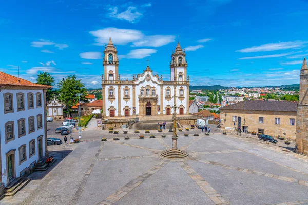 VISEU, PORTUGAL, MAIO 20, 2019: A Igreja da Misericórdia ou Igreja da — Fotografia de Stock