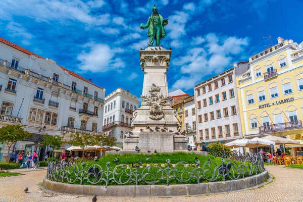 COIMBRA, PORTUGAL, 20 de maio de 2019: Monumento a Joaquim António de — Fotografia de Stock