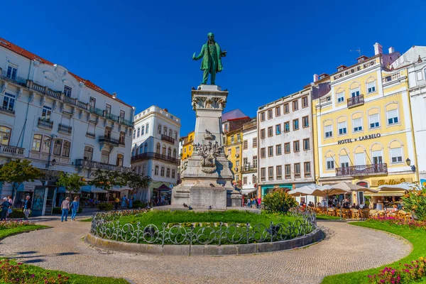 COIMBRA, PORTUGAL, MAY 20, 2019: Monument to Joaquim António de — Stockfoto