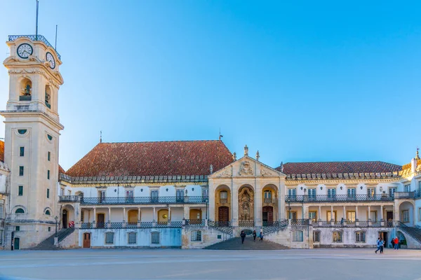 Coimbra, Πορτογαλία, 20 Μαΐου 2019: Άποψη του Πανεπιστημίου του Coimb — Φωτογραφία Αρχείου