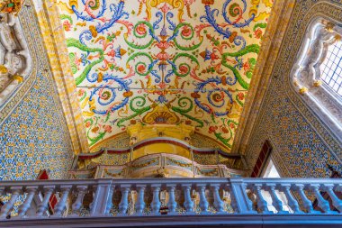 Coimbra, Portekiz, 21 Mayıs 2019 Coi 'de Sao Miguel Şapeli