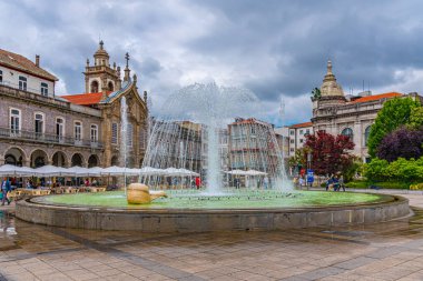 Braga, Portekiz, 23 Mayıs 2019: Praca da Republica