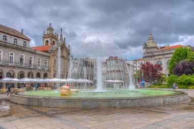 Braga, Portekiz, 23 Mayıs 2019: Praca da Republica