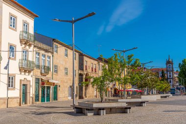 Vila Real, Portekiz, 25 Mayıs 2019: Vi Meydanı