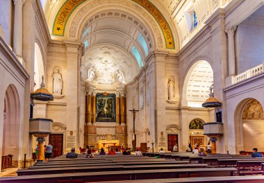 Fatima, Portekiz, 27 Mayıs 2019: Ünlü tapınağın içi