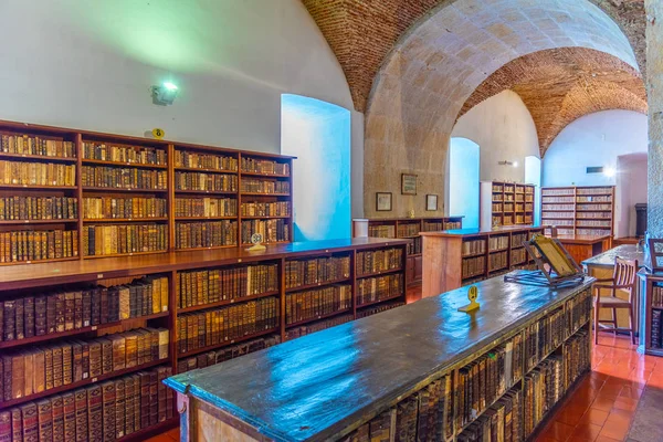 Coimbra, Portugal, May 21, 2019: Interior of Joanina library at — Stock Fotó